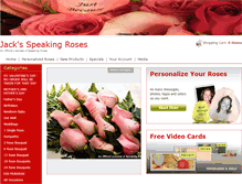 Tablet Screenshot of jacks.speakingroses.com